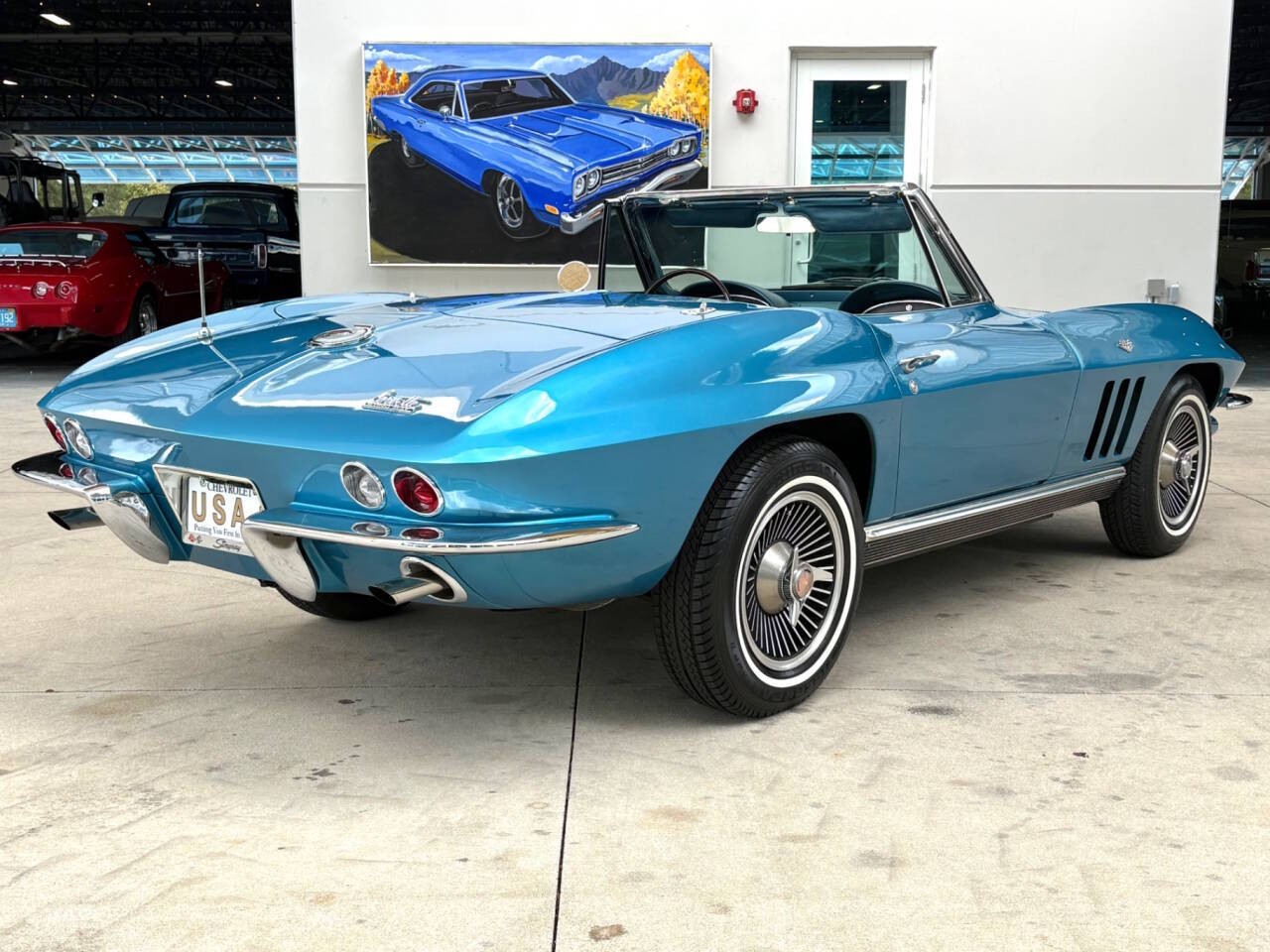1966 Blue Chevrolet Corvette   | C2 Corvette Photo 7