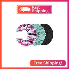 FTYQUEE Scrunchies Watch Bands Compatible with 16mm 18mm 19mm 20mm 22mm Watch Ba