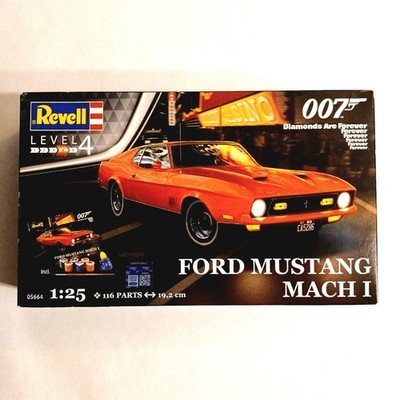 James Bond 007 Ford Mustang Mach I Revell of Germany 05664 1:25 Scale Model Kit