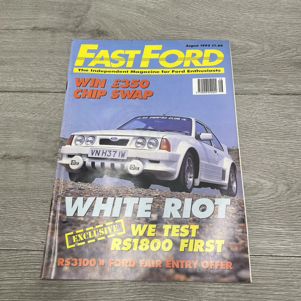 4 x Fast Ford - Magazines 1992 August/October/November/December - Image 2 of 4