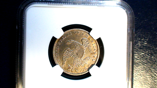 1835 Capped Bust Quarter NGC AU SILVER 25C Coin PRICED TO SELL NOW! - Picture 3 of 4