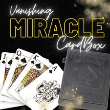 VANISHING MIRACLE CARD BOX - Magic  Party Tricks