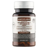 Capsule Singularis Vitamina K2 MK-7 + D3 Forte Per Ossa Sane, 120 Pezzi.
