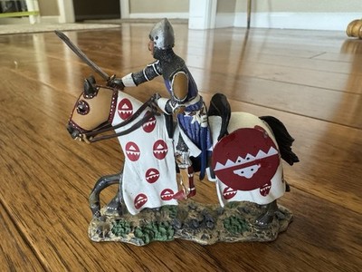 Del Prado Sicilian Knight c. 1280 Soldier on Horse Figure
