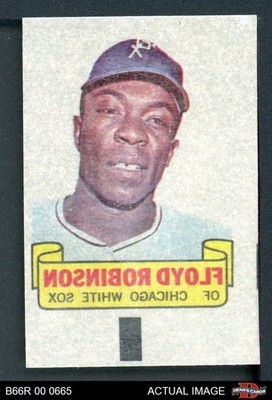 1966 Topps Rub Offs  Floyd Robinson  White Sox 4 - VG/EX