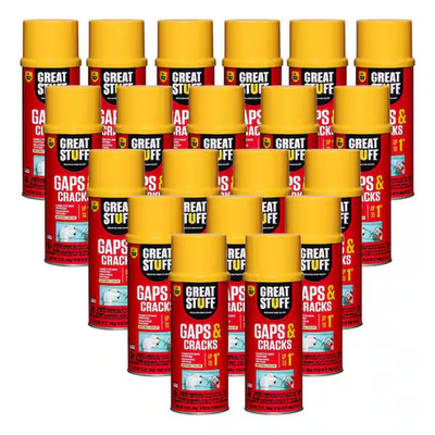 Great Stuff 12 Oz. Gaps and Cracks Insulating Spray Foam Sealant 20 Pack