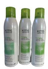 3 Pack kms hairplay makeover Hair Spray Refreshes Texture 5.3 Oz Each