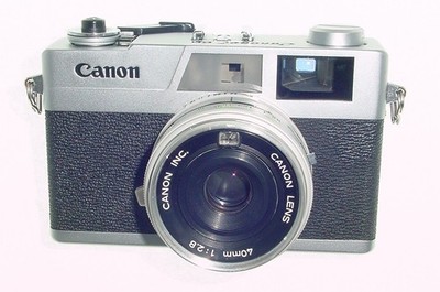 Canon Canonet 28 analoge Sucherkamera 35 mm mit Objektiv 40 mm f/2,8   wie neuwertig