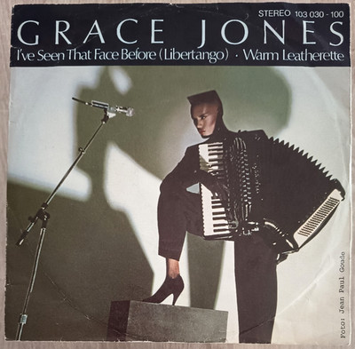 7''  GRACE JONES -  I´VE SEEN THAT FACE BEFORE  **  D 1981  * * * *   EX  / VG+