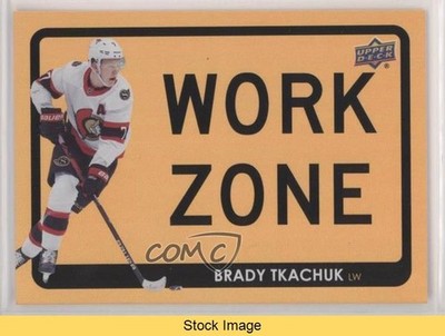 2021-22 Upper Deck Series 1 Work Zone Brady Tkachuk #WZ-32 READ 1a9z