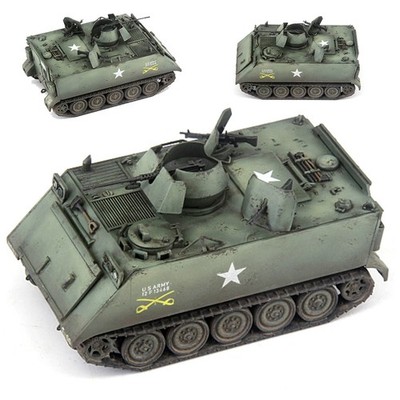 S-Model 1/72 U.S. M113A1 ACAV Armored Car + M60 Machine Gun Finished Model
