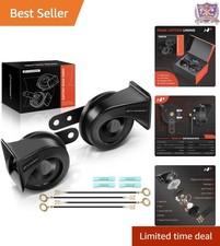 Dual Snail Horn 12V 110dB High Low Electric Horn for Cars Trucks Motorcycle