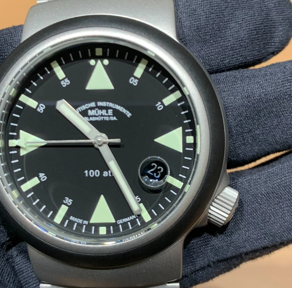 MUHLE Glashutte S.A.R. Reloj Hombre Rescue-Timer M1-41-03-MB "NUEVO" Foto 3 de 4