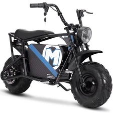 MotoTec 48v 1000w Electric Mini Bike – Dirt Trail Off-Road Ride-On Scooter Black