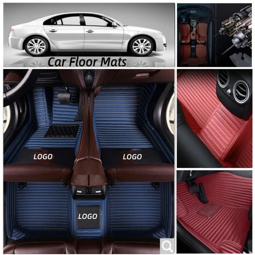 For Hummer Car Floor Mats Luxury Carpets Auto Waterproof Cargo Rugs Custom Boots - Foto 20 di 34
