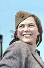 WW2 Picture Photo Woman soldier of the Red Army 6327