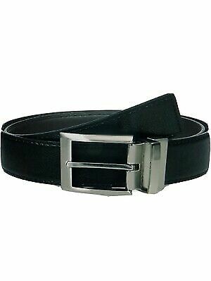 Calvin Klein Reversible Genuine Leather Belt Black Men display picture 1