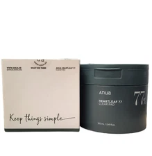 ANUA Heartleaf 77% Clear Toner Pad 70 Sheets 160ml Korean Skincare