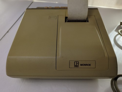 Vintage Litton Monroe 2830 Electric Printing Calculator, Tested And Working - Picture 7 of 10