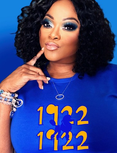 Sigma Gamma Rho T-Shirt "1922 and Poodle" Rundhals Kurzarm S/S
