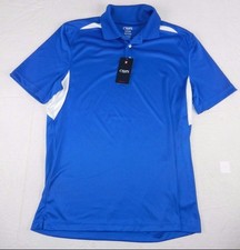 CHAPS shirt men's size SMALL blue short sleeve sport polo GOLF top NEW ab47