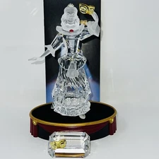 Swarovski SCS 2000 Annual Edition COLUMBINE Figurine Stand Display Plaque 242032