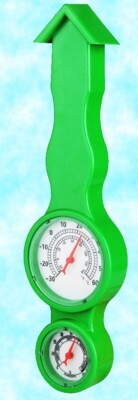 Wetterstation Thermometer Hygrometer Temperatur - Camping Garten Terrasse Balkon