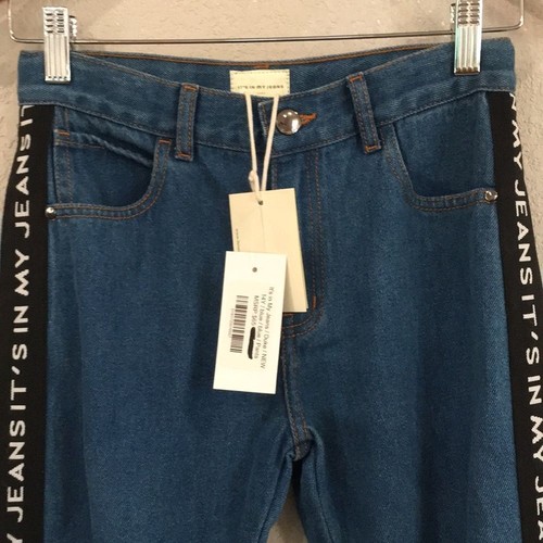 NEW It's in My Jeans Boys Sz 14 Duke Designer Jeans Adjustable Waist 100% Cotton - Picture 2 of 14