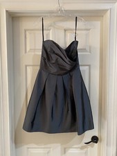 Alfred Sung Women’s Strapless Cocktail Dress, Style D498, Size 8, Ebony