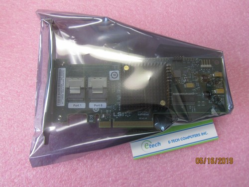 46M0912- IBM 6GB Performacne Optimized SAS HBA PCIe x8/ LSI SAS9200-8i / 46C8937 - Picture 1 of 3