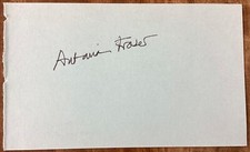 Antonia Fraser signed album page, author and wife of Harold Pinter