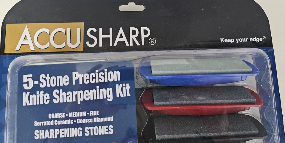 ACCU SHARP 5 Stone Precision Knife Sharpening Kit - NEW - Image 3 of 4