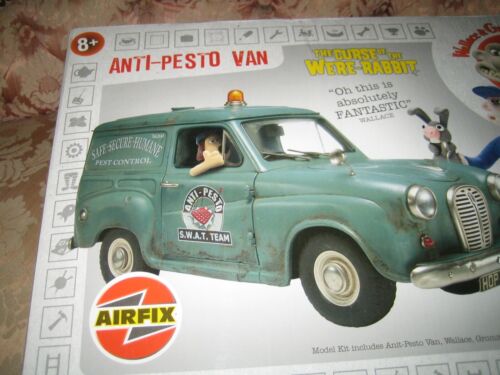 Wallace & Gromit Airfix Curse of the Were Rabbit, Anti-Pesto Van - Still Sealed - Picture 10 of 10