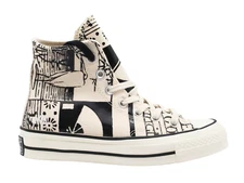 Size 10 M/12 W Converse x J.W. Anderson Chuck70 HI Natural Black 163047C