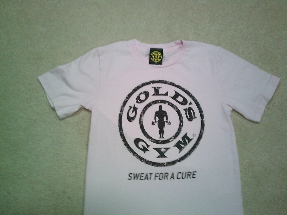 Camiseta Golds Gimnasio Mujer XS Extra Pequeña Rosa Foto 3 de 4