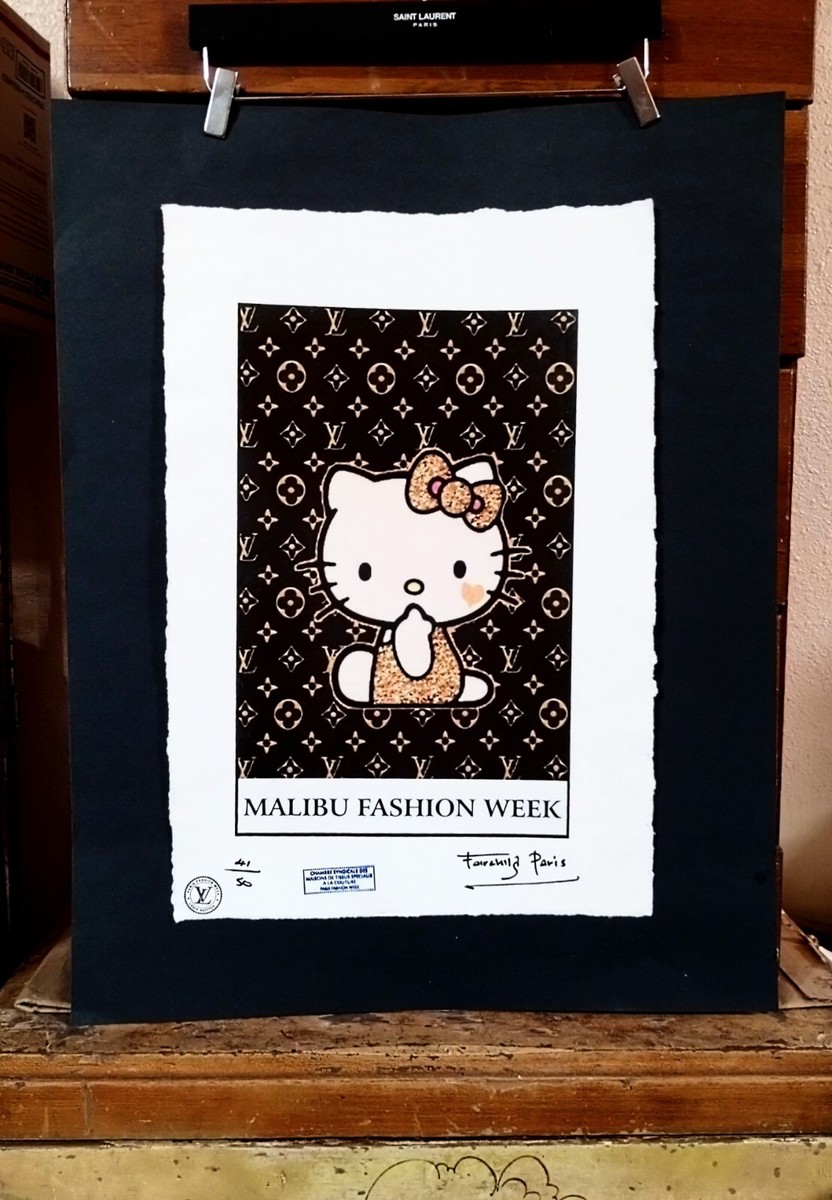 Hello Kitty LV. Malibu Fashion Week, Ltd. Edition, or AP. Signed