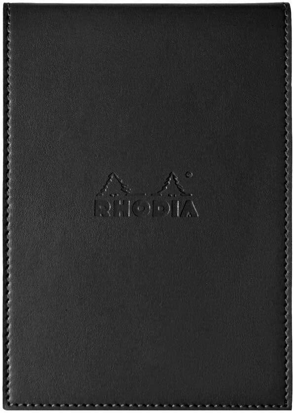 Rhodia Notepad with Cover, A6, Squared - Black 115 x 158mm Free Shipping