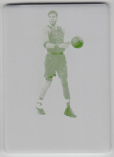 2022-23 Panini Noir Jayson Tatum Nights Lights Autographs Yellow Plate 1/1