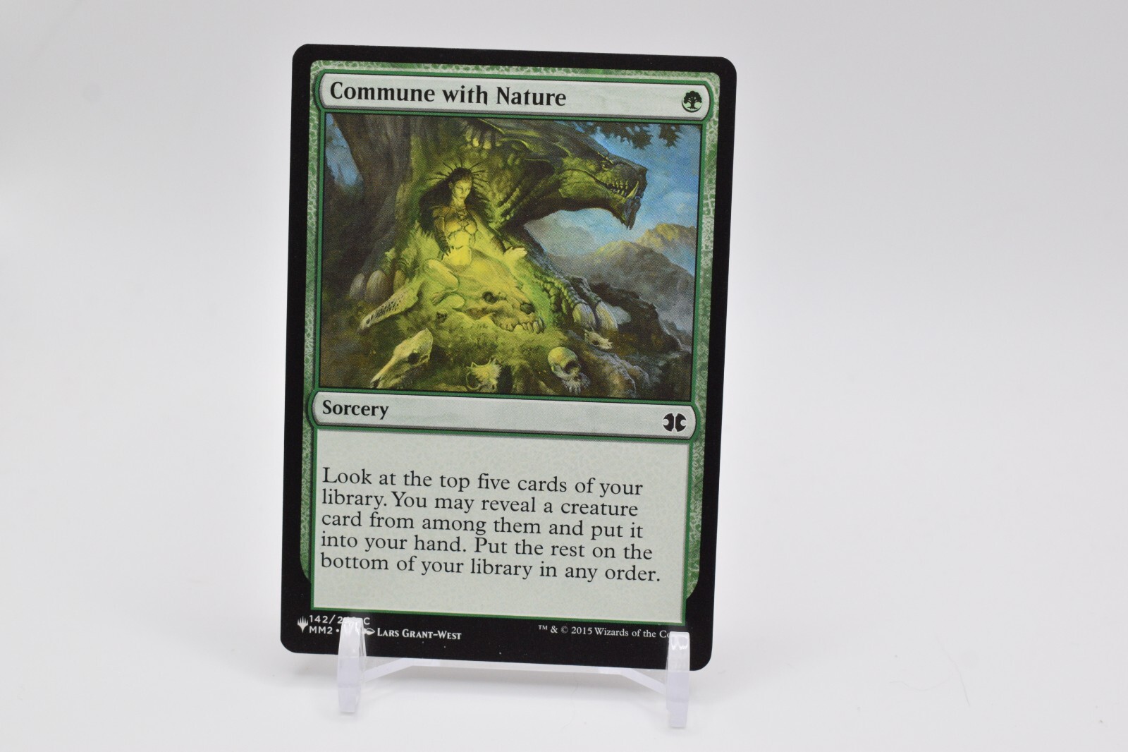 MTG Commune with Nature The List Reprint Card 142