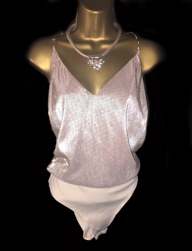 Rose gold Metallic Chain Neck Body 