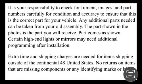 ⭐️NEW⭐️2019-2023 GMC SIERRA 2500/3500HD RIGHT SIDE FOG LAMP ASSEMBLY - Picture 9 of 12