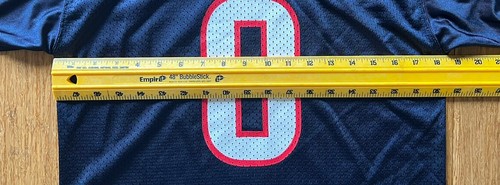 VINTAGE Houston Texans Jersey Youth Large - David Carr #8 - Navy Blue - Reebok - Picture 7 of 11
