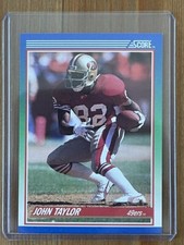 1990 Score John Taylor #9 San Francisco 49ers