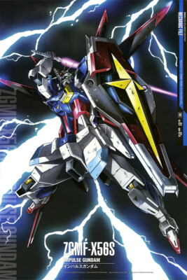 Impulse Gundam 7Gmf X56s Gundam Mechanical Japanese Anime Wall - POSTER 20''x30''