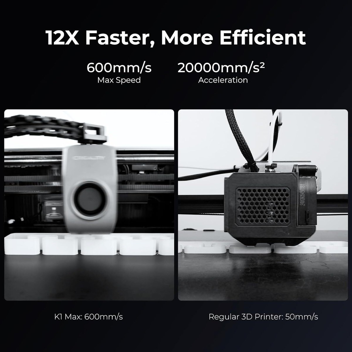 Refurbished Creality K1 Max 3D Printer 600mm/s Speed+2 Spools