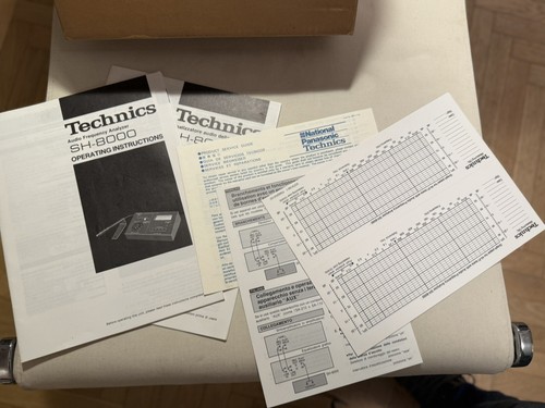 Technics Audio Frequency Analyzer SH-8000 NOS - Foto 10 di 10