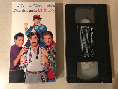 Three Men and a Little Lady (VHS, 1991) Tom Selleck, Ted Danson