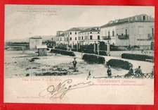 GROTTAMMARE -VIALE UMBERTO I- VILLINI- Viagg. 1902 - ASCOLI PICENO