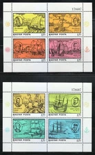 Hungary 1978 MNH Mi Blocks 131-132 Sc 2533-2534 Explorers and their ships **