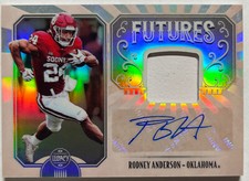 2019 Panini Legacy Futures Patch Autographs #19 Rodney Anderson Auto Bengals